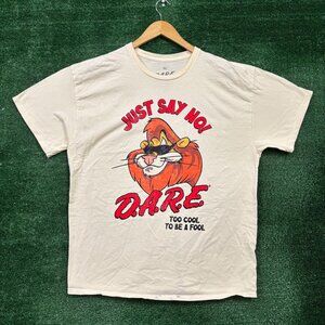 D.A.R.E. Just Say No Lion T-Shirt Size Extra Large